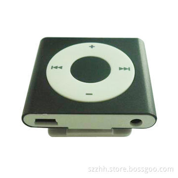 Clip Flash MP3 Player, with Built-in 1 to 8GB Flash Memory and Li-ion Battery